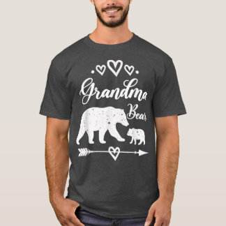 Camiseta Grandma Bear T Shirt Best Mother's Father's Day 