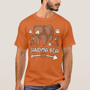 Camiseta grandma bear tshirt for women, grandma bear 2 cub