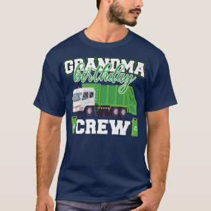 Camiseta Grandma Birthday Crew Garbage Truck Family Matchin