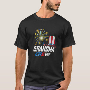 Camiseta Grandma Crew 4th Of July Patriotic American Family