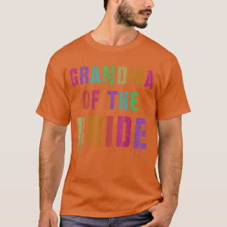 Camiseta GRANDMA DE LA BRIDE Bridal Party Granny Family for