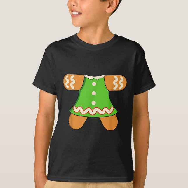 Camiseta Grandma Gingerbread Man Costume Matching Christmas (Anverso)