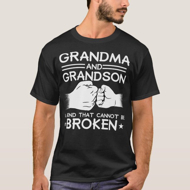 CAMISETA GRANDMA GRANDSON BOND NO SE PUEDE ROMPER EL PUNTO (Anverso)