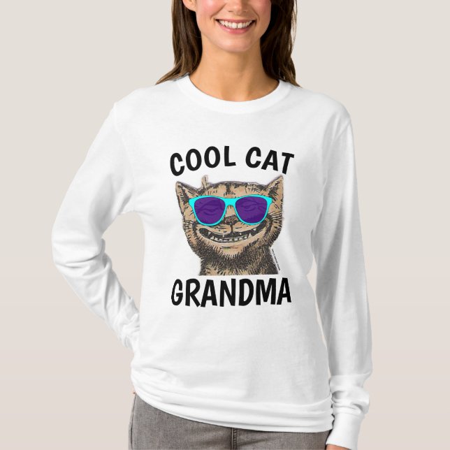 Camiseta GRANDMA GUAY CAT (Anverso)