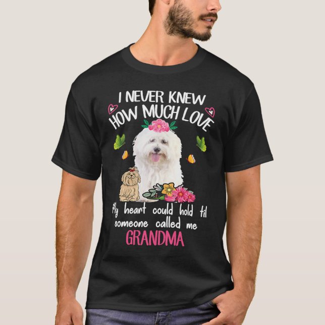 Camiseta Grandma I never knew How much Love Plus Size (Anverso)