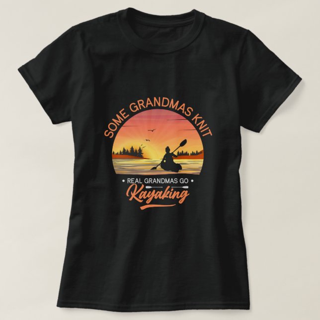 Camiseta Grandma Kayaking (Diseño del anverso)