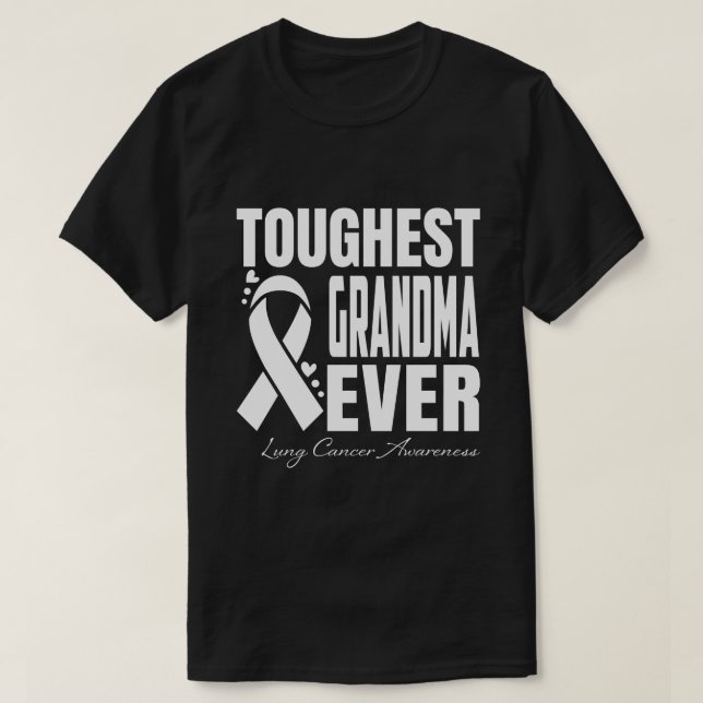 Camiseta GRANDMA más fuerte que nunca conciencia sobre el c (Diseño del anverso)