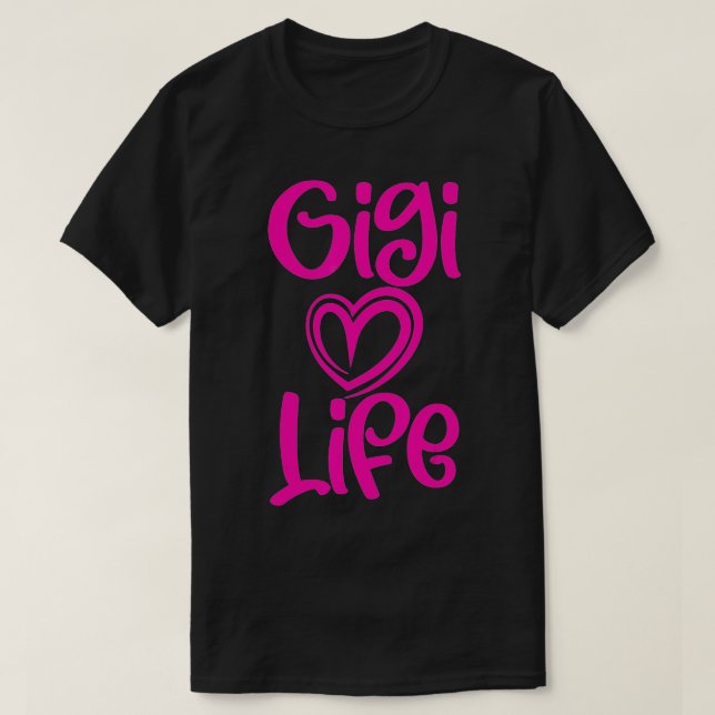 Camiseta Grandma Mothers Day  For Proud Gigi Life Design  (Diseño del anverso)