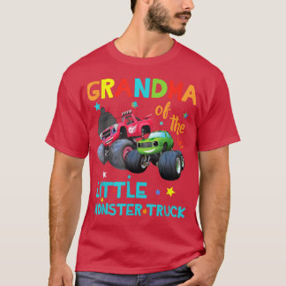 Camiseta Grandma Of Monster Truck Birthday Family Shirts Ma