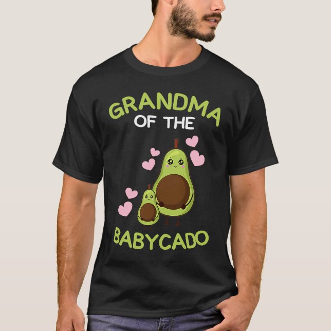 Camiseta Grandma of the babycado avocado mamacado Guacamole (Anverso)