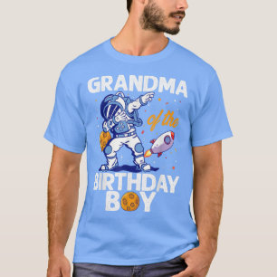 Camiseta Grandma Of The Birthday Boy Astronaut Space Planet