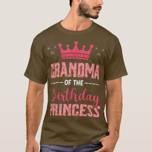 Camiseta Grandma Of The Birthday Princess Cute Donut Lover
