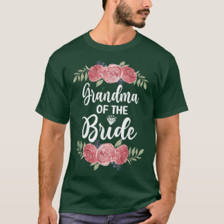Camiseta Grandma Of The Bride Bridal Shower Wedding Party 