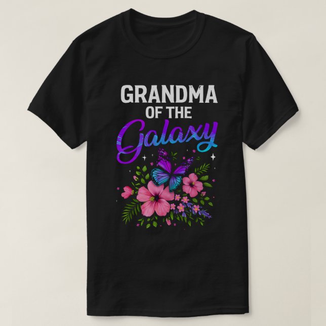 Camiseta Grandma of the galaxy (Diseño del anverso)