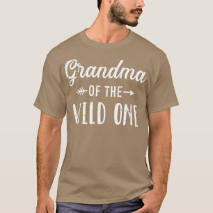 Camiseta Grandma of the wild one daughter matching family