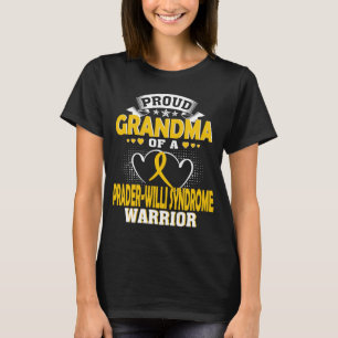 CAMISETA GRANDMA ORGULLOSO DE UN GUERRERO DE SÍNDROME DE PR