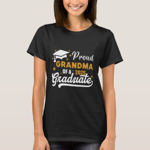 CAMISETA GRANDMA ORGULLOSO DE UNA CLASE DE GRADUADOS 2025 D