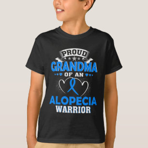 CAMISETA GRANDMA ORGULLOSO DE UNA GUERRA DE ALOPECIA