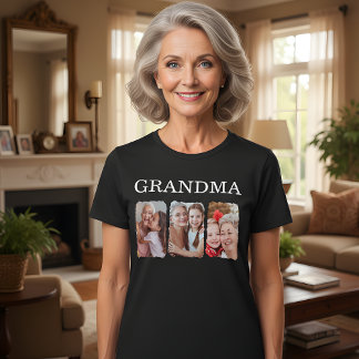 Camiseta Grandma Personalized Photo