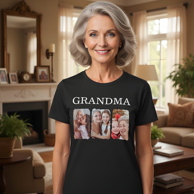 Camiseta Grandma Personalized Photo (Subido por el creador)