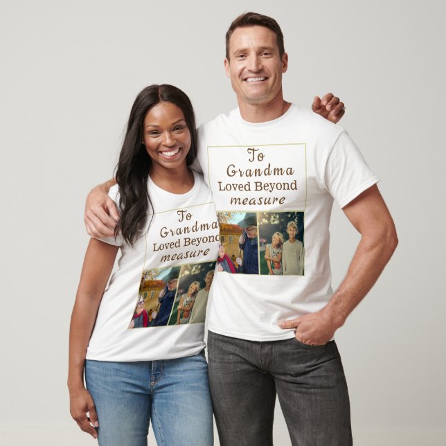 Camiseta Grandma’s Day Gift – Loved Beyond Measure Tee (Unisexo)