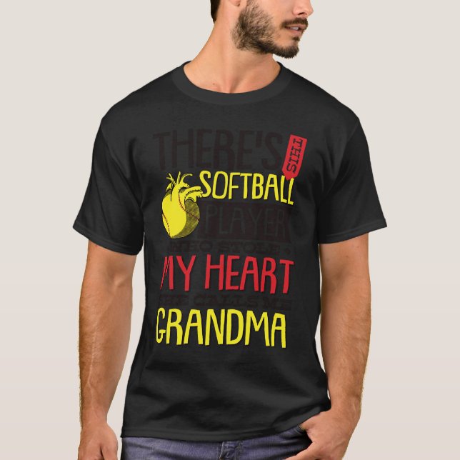 Camiseta Grandma Softball Quote for Softball Granny (Anverso)