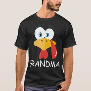Camiseta grandma turkey thanksgiving family matching