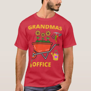Camiseta Grandmas Office huerto huerto divertido para hombr