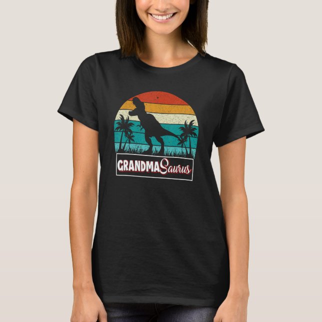 Camiseta Grandmasaurus Rex Dinosaur Grandma Saurus Family M (Anverso)