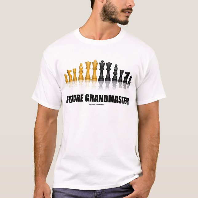 Camiseta Grandmaster futuro (juego de ajedrez) (Anverso)