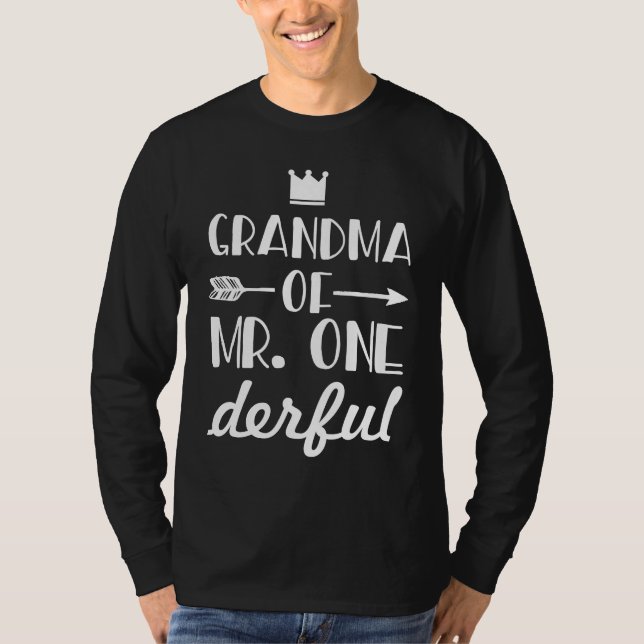 Camiseta Grandmother of Mr Onederful (Anverso)