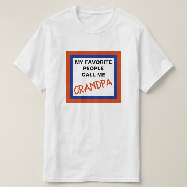 CAMISETA GRANDPA (Diseño del anverso)