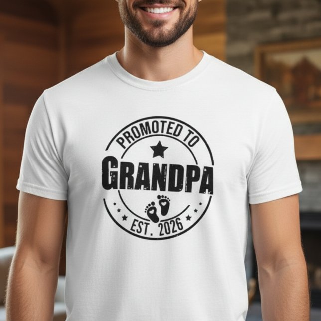 Camiseta Grandpa Announcement T-Shirt (Grandpa Tshirt)