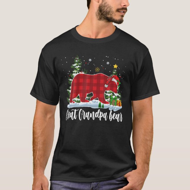 Camiseta GRANDPA BEAR HOMBRES Navidades Pajama (Anverso)