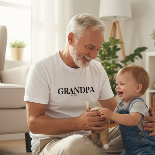 Camiseta Grandpa Est Modern T-Shirt (Subido por el creador)