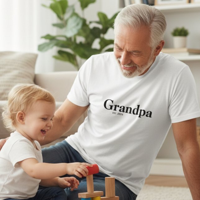 Camiseta Grandpa Est Modern T-Shirt (Subido por el creador)