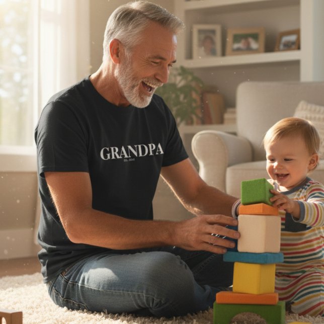 Camiseta Grandpa Est Modern T-Shirt (Subido por el creador)