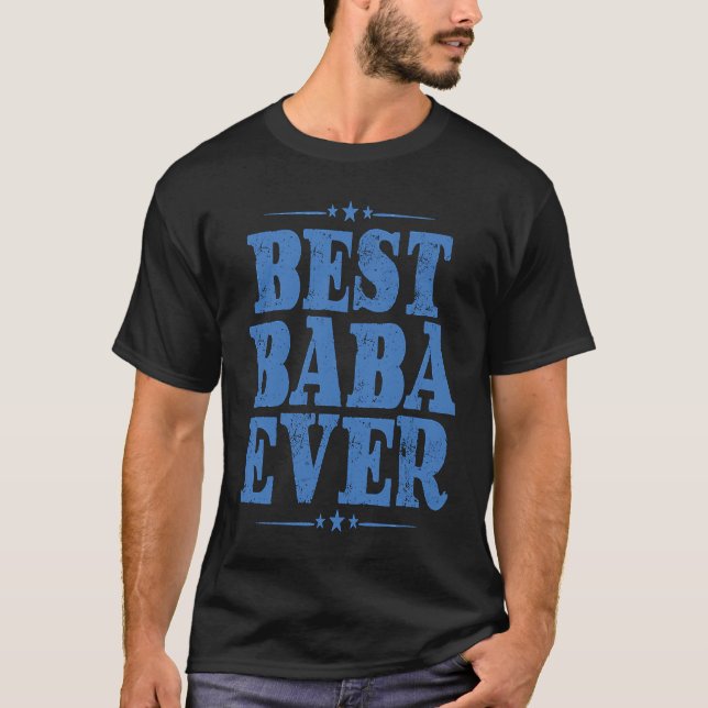 Camiseta Grandpa Fathers Day   Grandpa s Best Baba Ever (Anverso)