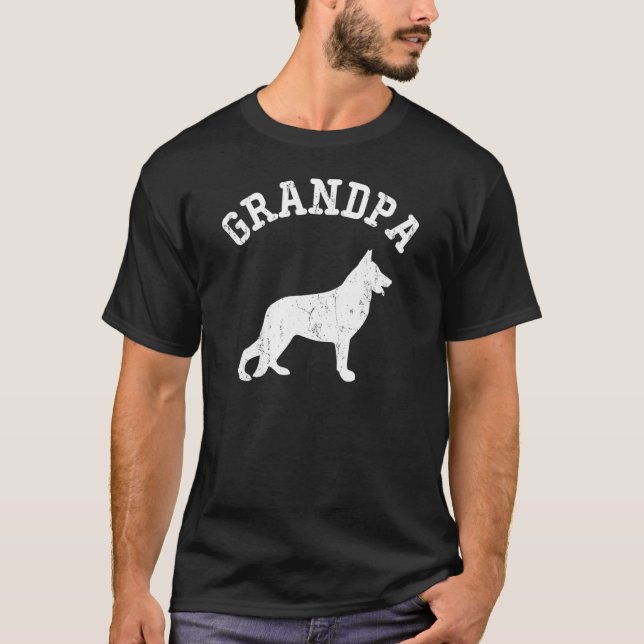 Camiseta Grandpa German Shepherd (Anverso)