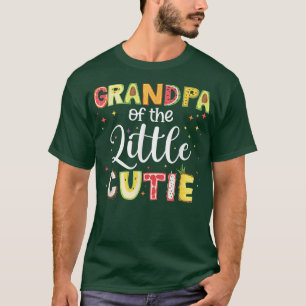 Camiseta Grandpa Little Cutie Funny Matching Family Summer