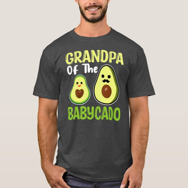 Camiseta Grandpa of The Babycado Avocado Family Matching (Anverso)