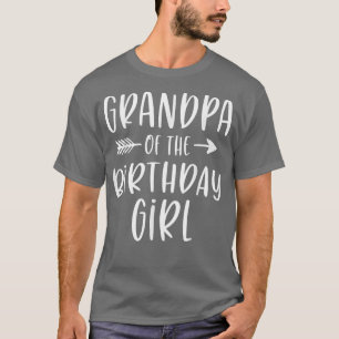 Camiseta Grandpa of the Birthday Girl Papa & Granddaughter 
