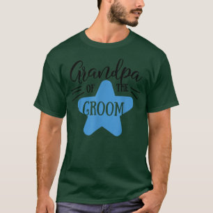 Camiseta Grandpa Of The Groom Star Wedding or Bachelor Part