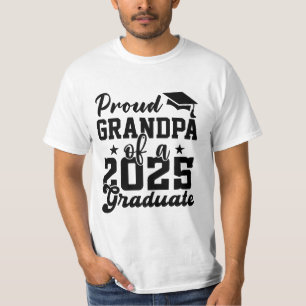 CAMISETA GRANDPA ORGULLOSA DE CLASE DE GRADUADOS 2025 DE 20