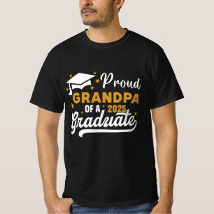 CAMISETA GRANDPA ORGULLOSA DE UNA CLASE DE GRADUADOS 2025 D
