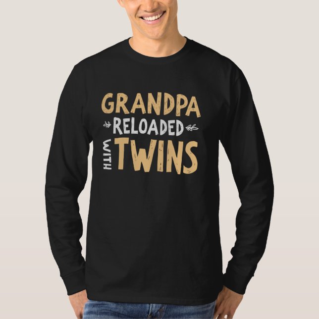Camiseta Grandpa Reloaded with Twins Grandpa (Anverso)