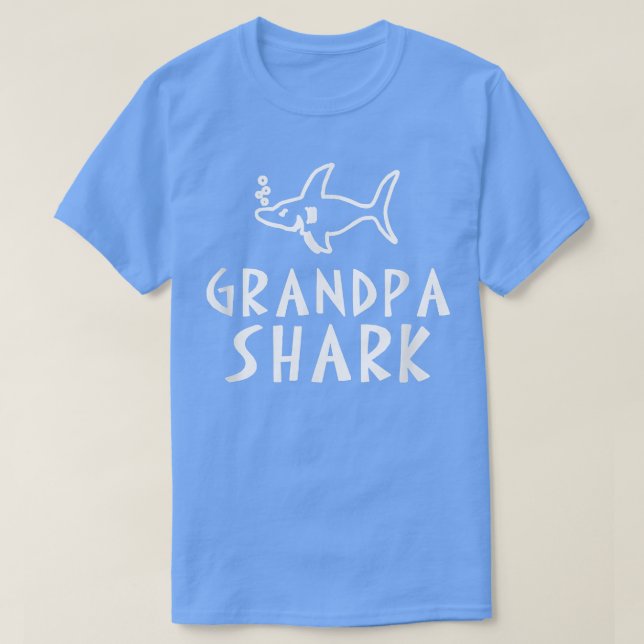 Camiseta Grandpa Shark  (Diseño del anverso)
