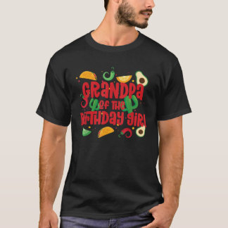 Camiseta Grandpa Taco Twosday Fiesta Taco Birthday Theme Gi