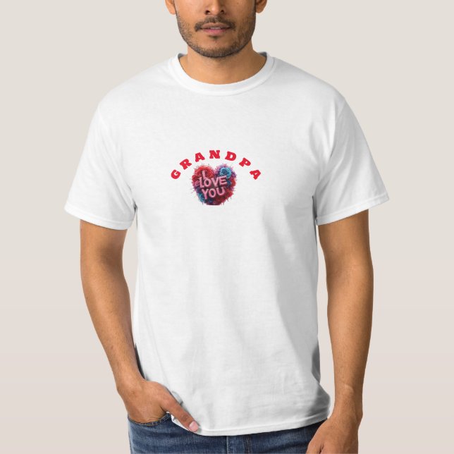 CAMISETA GRANDPA TE AMO (Anverso)