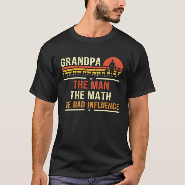 Camiseta Grandpa The Man The Myth The Legend  for Grandfath (Anverso)